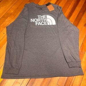 The North Face Charcoal Long Sleeve Tee